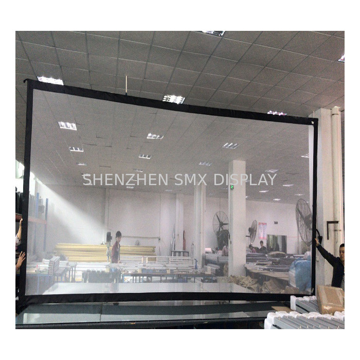 Transparent Holographic Rear Projection Film on Glass , 3D Holographic Film