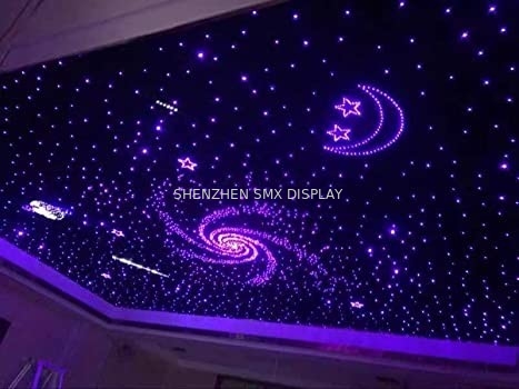 32W Twinkle Fiber Optic Lights Music Activated RGBW LED Star
